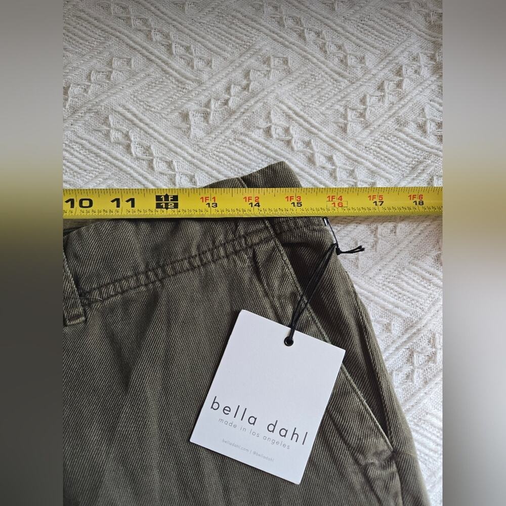 Bella Dahl Rolled Cargo Pocket Linen blend Pant NWT SZ 32 Gorpcore Granola girl - Picture 4 of 10